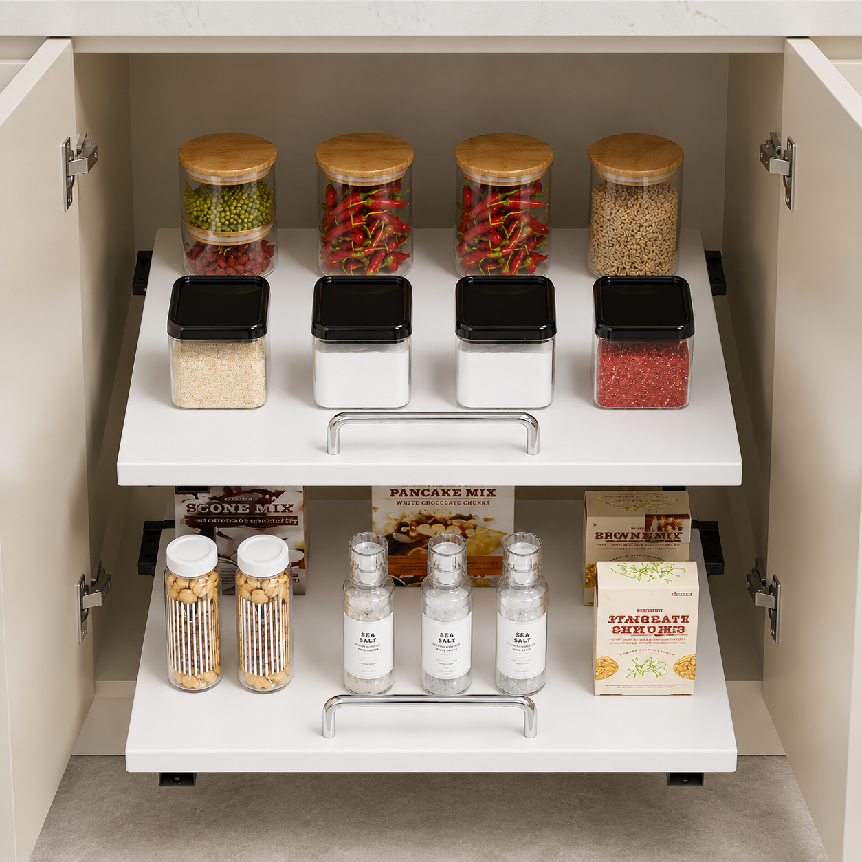 Kitchen Sink Pull-Out Basket
