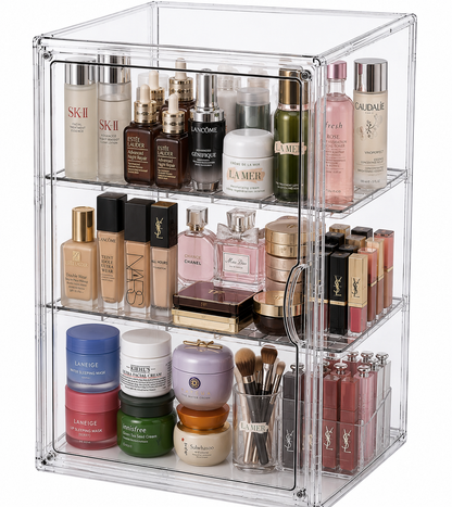 Three-tier Integrated High-transparency Acrylic Display Cabinet