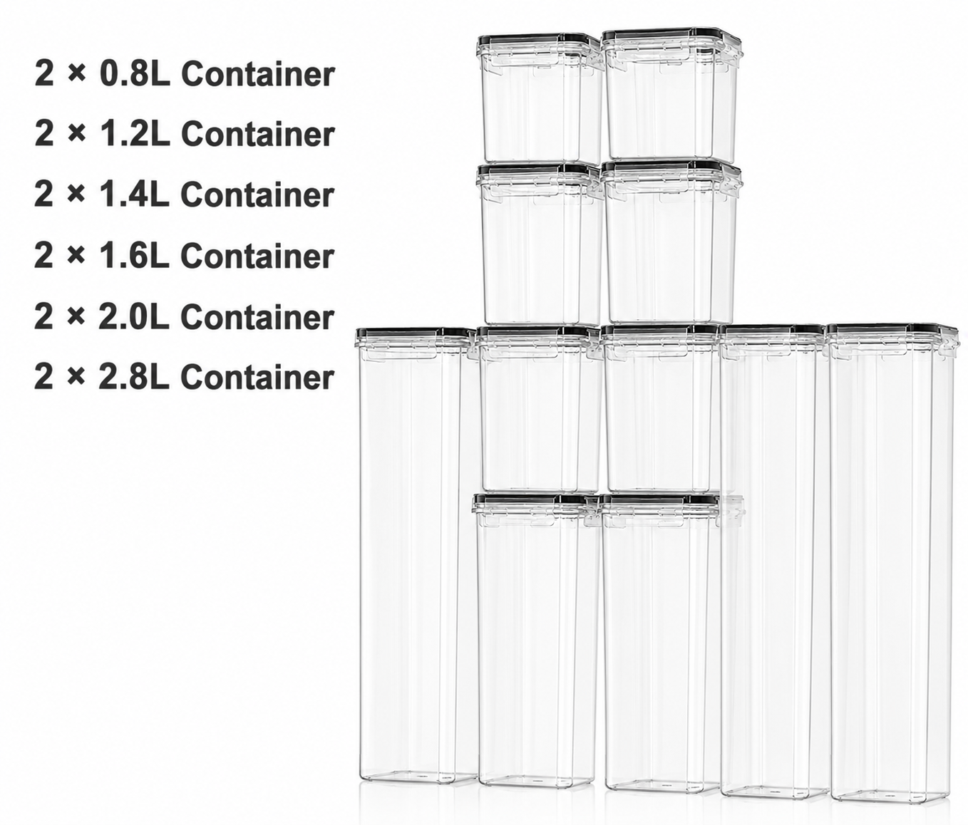 Airtight Food Storage Containers with Lids