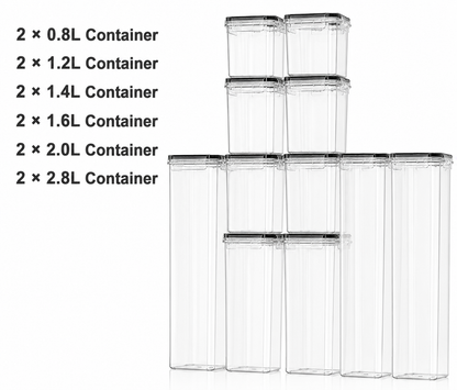 Airtight Food Storage Containers with Lids