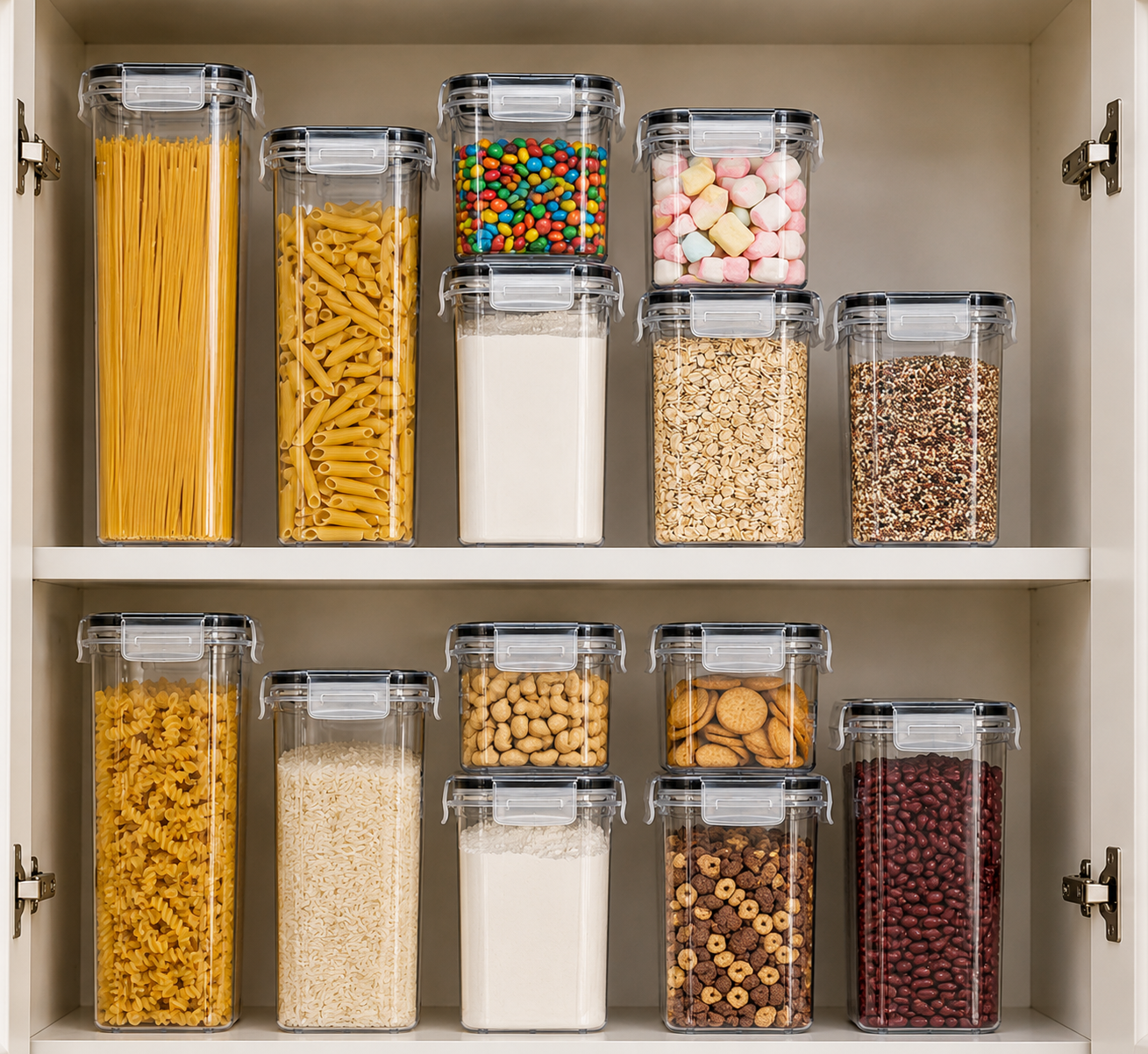 6 piece Airtight Food Storage Containers with Lids