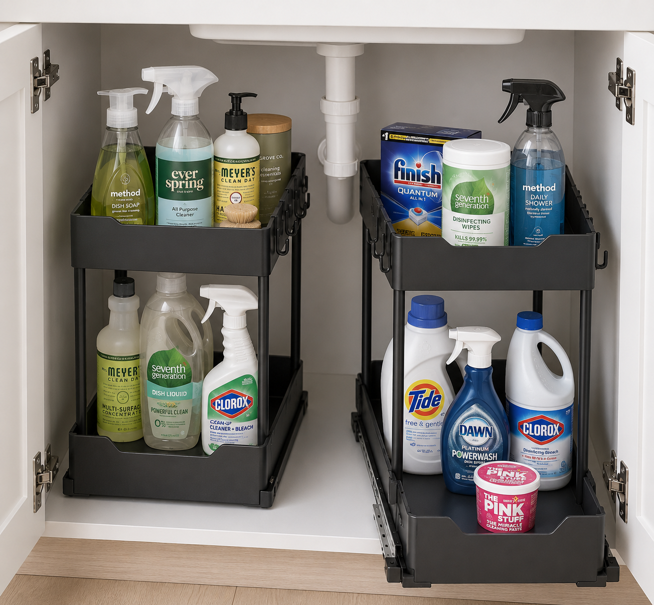 Under Sink Storage Solution