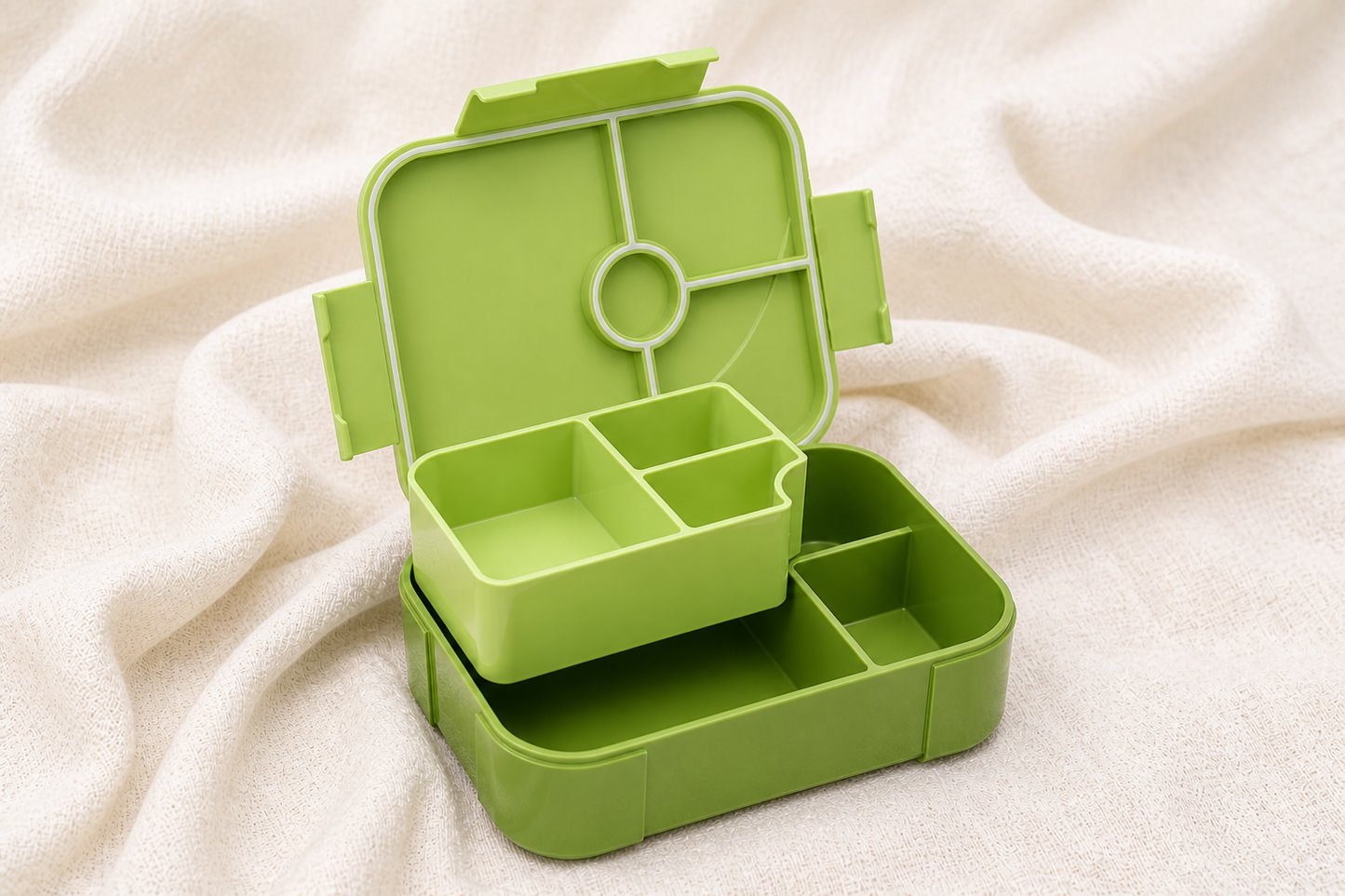 Leak-Resistant Compartment Lunch Box